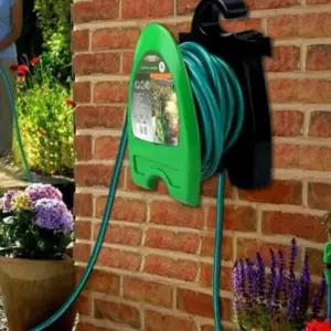 이동 보관이 편리한 릴호스 10미터 정원 분무기풀세트호수 세차 물분사기 PVC 베란다청소 수도꼭지 스프링