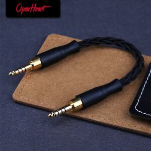 OPENHEART 8 코어 고순도 실버 4.4mm 밸런스드 남자 오디오 어댑터 케이블 남자-남자
