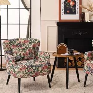 빈티지 소파 1인용 엔틱 의자 포인트 편안한 거실