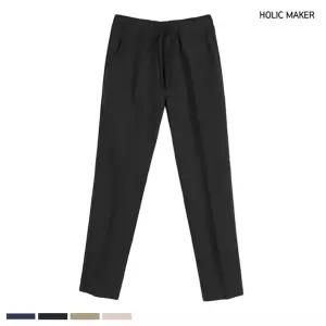 홀릭메이커 남자 인생슬랙스 일자 밴딩팬츠 HPAP010 슬렉스 남성 정장 캐주얼