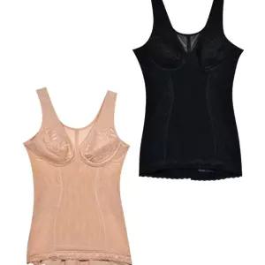 여성 파워 네트망 스커트형 바디 쉐이퍼기능성보정속옷 올인원 여자 용속옷