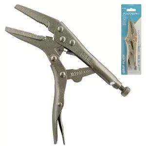 [셀러에이드]그립바이스 롱노우즈 잠금플라이어 셀프툴 6인치