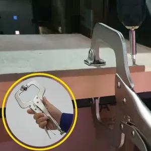 용접바이스플라이어 C형 락킹 대클램프 고정 그립형 철판