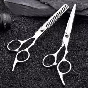 이발 미용가위 컷트 숱가 셀프치기 앞머리자르기 세트 바버샵 도구 헤어 틴닝 커보 용품