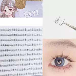 여성 인조 붙이는 예쁜 속눈썹 10줄불꽃아래펌 연장 글루 재료 전문가 손연장 일회용 인형