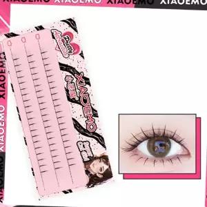 여성 인조 붙이는 예쁜 속눈썹 셀프 소악마 언더 단품펌 연장 글루 재료 전문가 손연장 일회용 인형