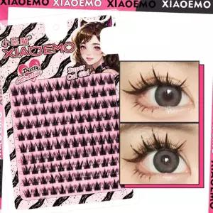 여성 인조 붙이는 예쁜 속눈썹 셀프 소악마10열11mm 단품펌 연장 글루 재료 전문가 손연장 일회용 인형