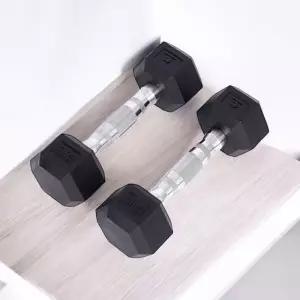 아이워너 덤벨 육각 3kg 2개 세트 홈트 아령근력운동 헬스장 기구 고무 국산 레이닝 집에서하기
