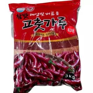 해찬나래 고춧가루 특품 굵은것 김치용 3K 매운양념