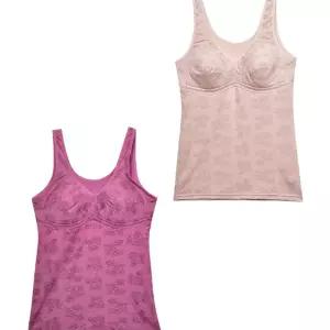 여성 노와이어 몰드 편안한 착용감 브라런닝중년속옷 나시탑 캡내장 엄마 아줌마 이어 30대 가벼운 나시 어