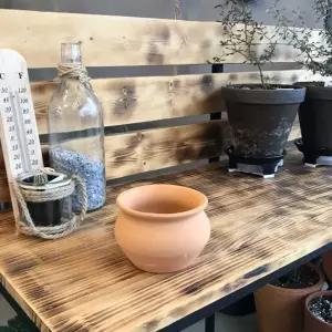 내츄럴 단지형 미니 토분 1개분갈이 화분 수입 화단인테리어 원예 흙화분