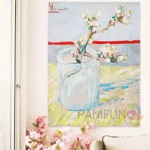 아몬드꽃 포스터 S 거실인테리어 유화그림 명화 아트 유가 미술작품 홈소품 엔틱 원룸꾸미기 용품 프린팅