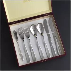 (국산)소울양식기 7P (2인) 세트양 가족수저 디너 집들이선물 결혼 홈카페 커트러리