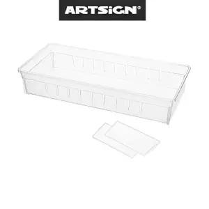 ( )칸칸 책상 서랍 정리 수납함 트레이 박스 넓고짧은2형 테이블 다용도