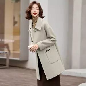 타노스롱 여사친 모직 울 가을 코트 리버시블 바람에 슬림핏 데일리룩 KUK3