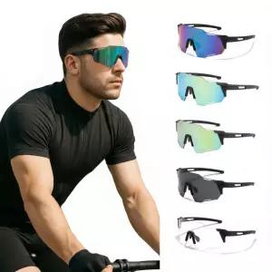 스포츠 고글 오토바이 방풍 안경 스포츠 무테 고글 자전거 햇빛차단 블루라이트 러닝 선글라스