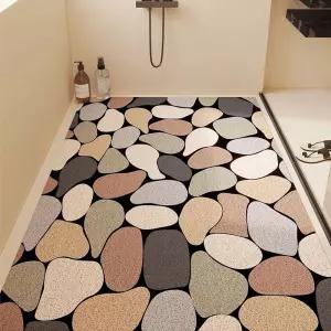 감각적 인테리어 미끄럼 방지 코일 욕실매트 40cm x 60cm입구발판 사무실현관 깔판 업소 입구 잘라쓰는 도