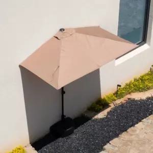 특대형 사각파라솔 반우산 초대형 폴딩 테라스 등나무