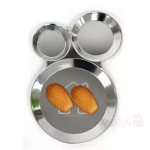 스텐나눔접시 원형 대 반찬그릇 찬기 과자 마른안주그릇 견과류 마른