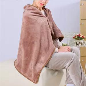수험생 학원모포 극세사 망토블랭킷 브라운 친구생일선물 블랑킷