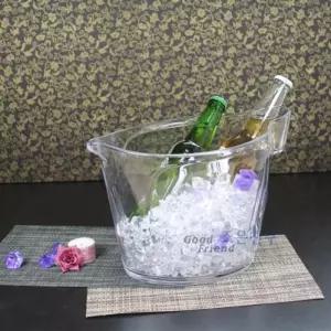 아크릴 와인쿨러(경사) 나뭇잎아이스버켓 용품 소품