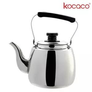 코카코 도토리주전자 1L스테인레스 심플 가정용 보리차 다용도 실버 스텐물 물주