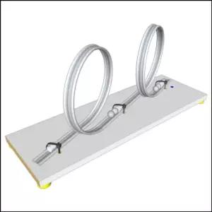 뉴 나선형 자석 롤러코스터 만들기 (일반형 LED형)형 과학놀이 장난감 교구 학습 수업