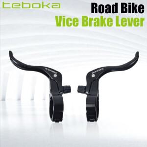 TEBOKA 도로 자전거 보조 브레이크 핸들 31.8mm 캘리버 알루미늄 합금 곡선 레버 핸드