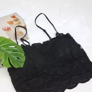 내츄럴 레이스 끈 캡나시민소매 브라 뽕브라 노와이어 브라탑 나시 런닝 캐미솔