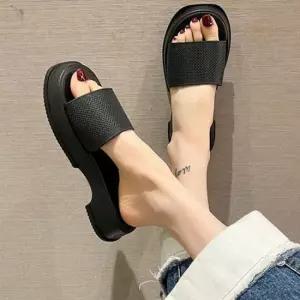 여성용 편안한 여름 실내화 코지 슬리퍼 커플 물고기 EVA 사무실 신발 라탄슬리퍼