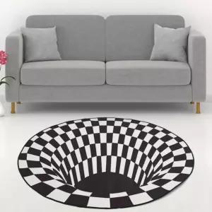 퍼니트랩 3D 입체 착시 매트 100cm침실러그 거실 바닥 인테리어 디자인 소파 침대