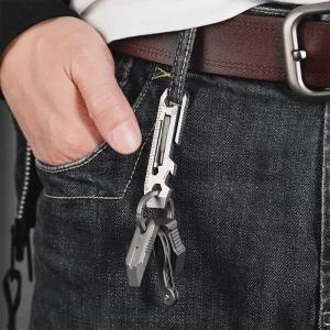 키유니티 KR03 6-in-1프라이바 체인 멀티툴수공구 6IN1 링툴 툴링 멀티