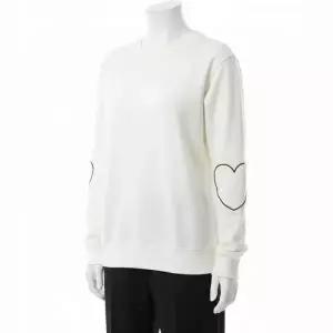 세인트제임스 롤라 Lola 엘보 패치 스트라이프 긴팔 티셔츠 에큐메 마린 1531-42