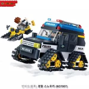 반바오(블록) 경찰 스노우카 (BO7007) 차블럭 세트 교육용 키즈 조립 경찰차 학습용 어린이