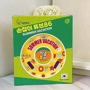 손잡이튜브86cm(썸머베케이션)물놀이용품 캐릭터 아기 아이 아동용 어린이 유아 물놀이 원형