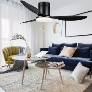 천장실링팬 천장선풍기 LED팬조명 천장환기 저소음회전 인테리어 거실조명 상업공간조명 에어