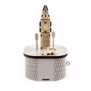 DIY 조립 오르골 빅 벤 나무키트 취미DIY 입체퍼즐 만들기DIY 우드공예 조각 만들기 꾸미기