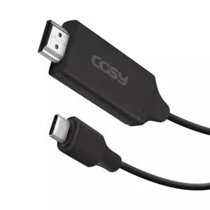 코시 C타입HDMI 미러링케이블 2m송수신 고급 영상신호 다용도 TV HDMI 연장 데이터전송 모니터