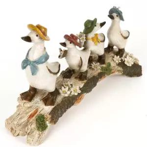 오리가족카페장식 모형인테리어 미니어처 집들이선물 용품 거실