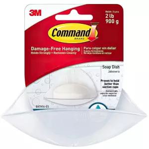3M 욕실 화장실 비누 컵받침 접시 혹더 받침대 보관물빠짐 비누대 곽 트레이 정리