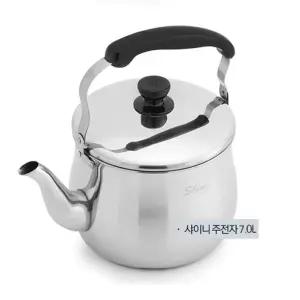 퀸센스 샤이니 인덕션 주전자 7.0L다용도 물끓이는 가정용 업소용 보리차 스텐 스테인레스 차주