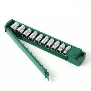 피스그린 1 2형 복스알 10종 세트 숏 타입조이기공구 볼트기 너트기 는공구 숏알 복스