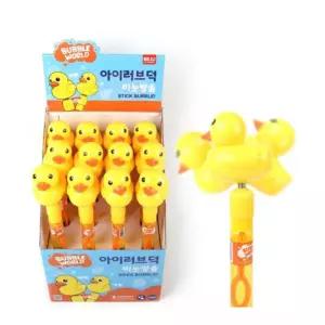 아이러브덕 버블스틱 12개입 오리 비눗방울 막대놀이공원 대용량 피크닉 어린이집 장난감 비누