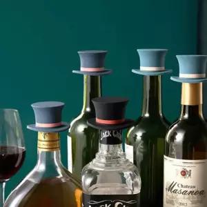 소믈리에 실리콘 샴페인스토퍼 1개 색상랜덤와인 마개 뚜껑 병뚜껑 소품 병마개