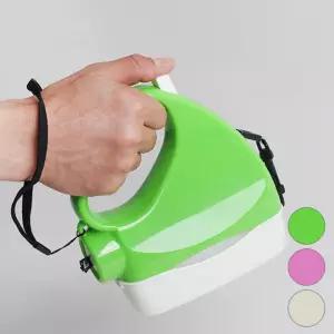 강아지 원터치 4IN1 변봉투내장 자동 리드줄 3m체인 대형견 산책용품 애견 개줄 리드