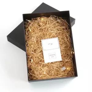 설렘 조명 선물상자 쇼핑백세트(35x25cm) (블랙) (릴리) 박스 케이스 포장 다용도