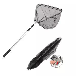 원터치 삼각 낚시 뜰채망 3단 1.7m 바다 민물 자동 뜰채 물고기잡는 장비 잡기 고기 그물어 어망 채집 용품