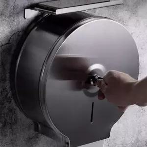 스테인리스 점보롤 화장실 휴지걸이 디스펜서 대용량 공공 업소용 걸이 악세사리 욕실용품 점보