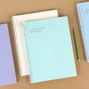 ibis 6500 컬러PP A4 스프링노트 1박스 32개입 12772