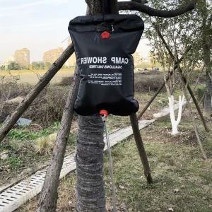 클린업 캠핑 샤워 기 야외 간이 휴대용 물통 20L캠프 시백 터백 이물 물주머니 용품 샤백